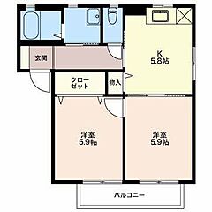 物件の間取り
