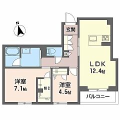 物件の間取り