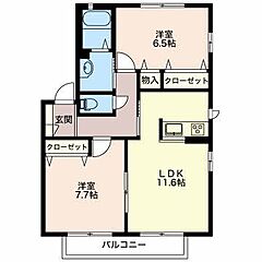 物件の間取り