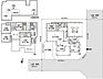 間取り：【間取図】LDKは約39.4帖の広さ。納戸・ウォークインクローゼット・小屋裏収納などが設けられた、収納豊富な間取りです。地下車庫とビルトインガレージが備わっています。