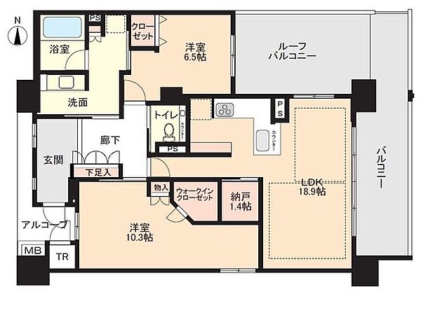 間取りを拡大表示