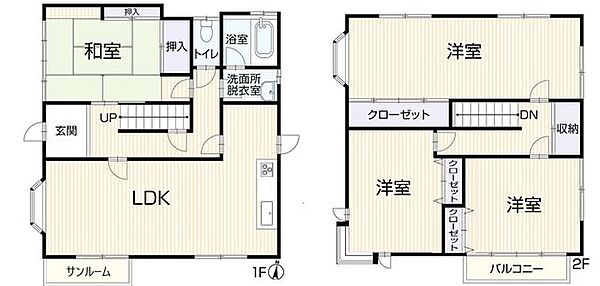 間取りを拡大表示