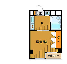 東京都国分寺市東元町２丁目（賃貸マンション1K・4階・24.90㎡） その2