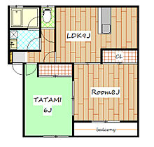 キャッスルすがや  ｜ 群馬県高崎市菅谷町（賃貸アパート2LDK・1階・52.16㎡） その2