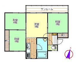 安中市東上磯部1849-6戸建 1階4Kの間取り