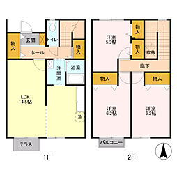 間取図画像 3LDK