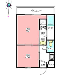 ヴィラナリー撫養 1号棟 2階/203