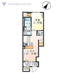フィグ・ガーデン 1LDKの間取図画像