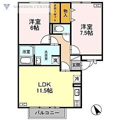 物件の間取り