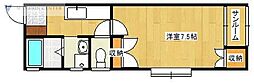 キャッスル・モリタC棟 1Kの間取図画像