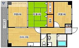 パークハウス 3DKの間取図画像