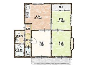 渚ハイツ  ｜ 滋賀県東近江市沖野１丁目（賃貸アパート3DK・2階・51.34㎡） その2