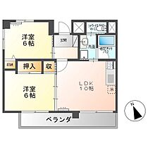 長野県上田市中央３丁目（賃貸マンション2LDK・3階・48.46㎡） その2