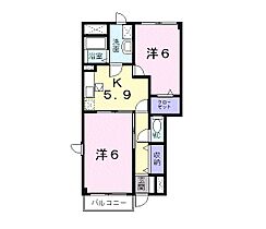 グランシャリオ　A  ｜ 長野県上田市諏訪形（賃貸アパート2K・1階・45.77㎡） その2