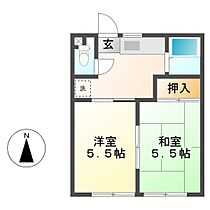 長野県上田市生田（賃貸アパート2K・1階・30.87㎡） その2