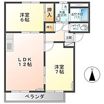 コーポ松  ｜ 長野県上田市古里（賃貸アパート2LDK・1階・56.12㎡） その2