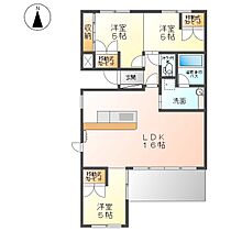 Brandnew City F  ｜ 長野県上田市常入１丁目（賃貸マンション3LDK・1階・72.89㎡） その2