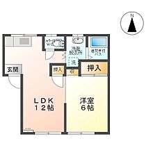 ベルメゾン丸山A棟  ｜ 長野県上田市大屋（賃貸アパート1LDK・1階・40.50㎡） その2