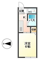 シティハイム山崎A  ｜ 長野県上田市国分１丁目（賃貸アパート1K・1階・19.00㎡） その2