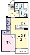 ハーヴェストヒル　B  ｜ 長野県上田市五加（賃貸アパート1LDK・1階・45.72㎡） その2