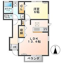 長野県上田市蒼久保（賃貸アパート1LDK・1階・50.35㎡） その2