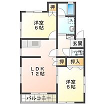 長野県上田市中之条（賃貸アパート2LDK・2階・54.00㎡） その2