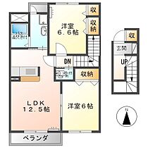 コモドパラッツォD  ｜ 長野県上田市保野（賃貸アパート2LDK・2階・67.67㎡） その2