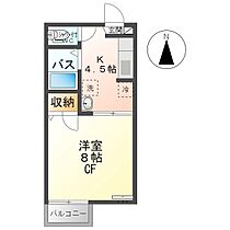 長野県上田市踏入２丁目（賃貸アパート1K・2階・26.46㎡） その2