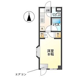 GREENCOAT・C 1Kの間取図画像