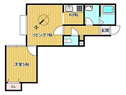 間取図画像 1LDK