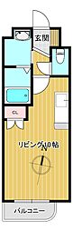 ピュア26 ワンルームの間取図画像