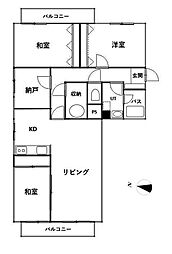 間取図画像 3LDK