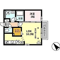 グランモア　ミユキ 205 ｜ 石川県小松市串町（賃貸アパート1LDK・2階・32.80㎡） その2