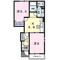 ビビエンダ　アリス　Ｂ棟 103 ｜ 福井県坂井市三国町三国東２丁目4番15号（賃貸アパート2K・1階・42.77㎡） その2