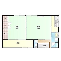 山代温泉1区借家