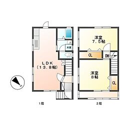 🉐敷金礼金0円！🉐グースハウスＢ棟