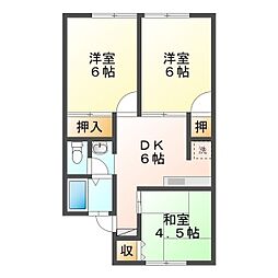 間取図画像 3DK