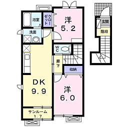ベル　ソレイユ　III 2階