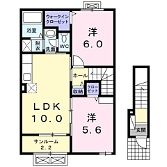 物件の間取り