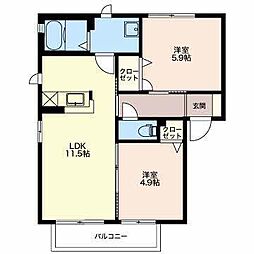 セントレアＢ 2階