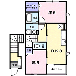 ヴィラ　セレッソ 2階