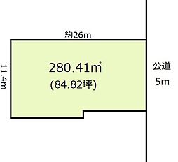 物件画像 取手市紫水売地