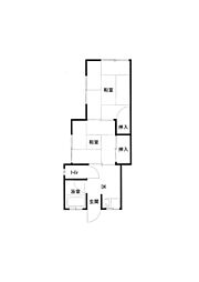 間取図画像 2DK