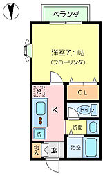 間取図画像 ワンルーム