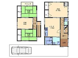 山科区御陵別所町 オール電化住宅