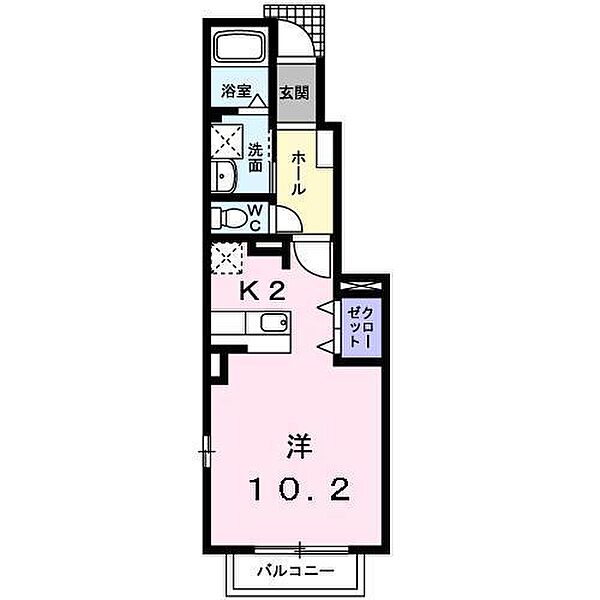 ジュネス 105｜青森県八戸市長者2丁目(賃貸アパート1R・1階・32.90㎡)の写真 その2