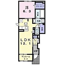 サブタイトル 101 ｜ 青森県八戸市大字中居林字綿ノ端（賃貸アパート1LDK・1階・50.03㎡） その2