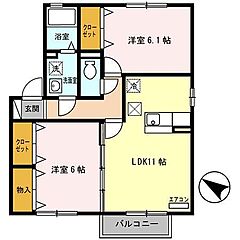 物件の間取り