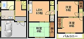 巽中1丁目貸家  ｜ 大阪府大阪市生野区巽中１丁目19-19（賃貸一戸建3LDK・--・79.10㎡） その2