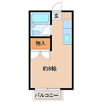 ベルメゾン 102 ｜ 千葉県茂原市東郷（賃貸アパート1R・1階・17.84㎡） その2